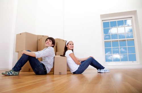 Experienced mover loading items in Bayswater streets